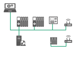 Wireless connection in a PROFINET network